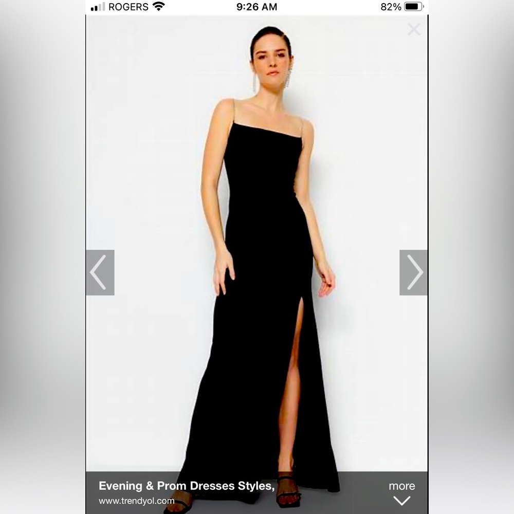 Black prom dress